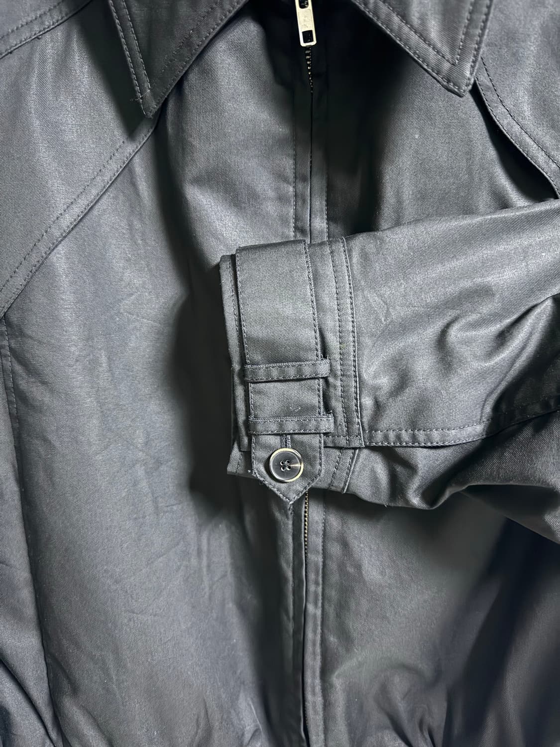 햄튼 치노 블루종 자켓 블랙 48 상품이미지6