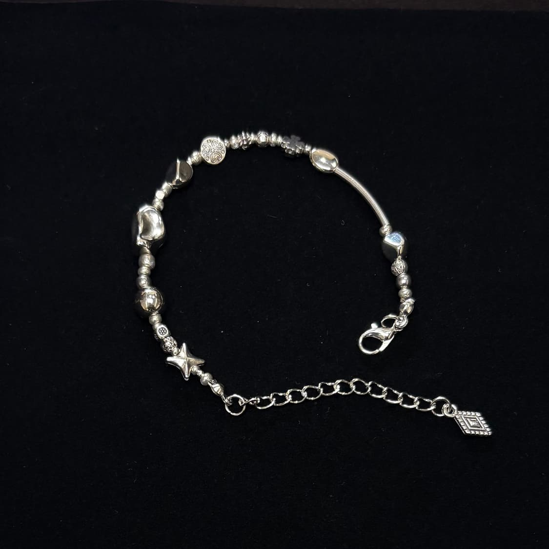 핸드메이드 비즈 팔찌 Silver 031 상품이미지3