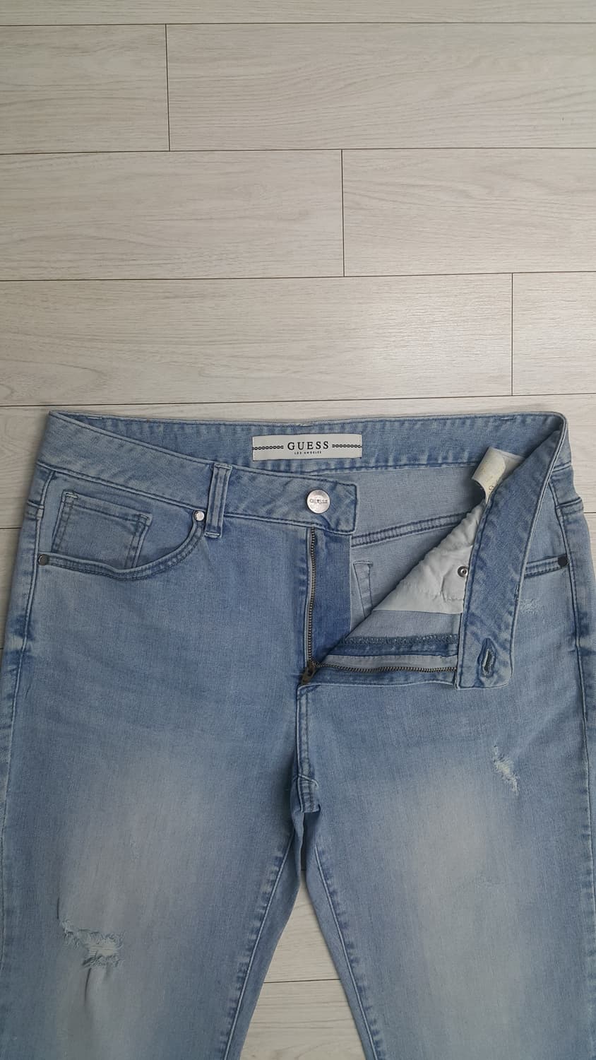 게스 스판 스카이블루대님 32인치 338번  상품이미지4