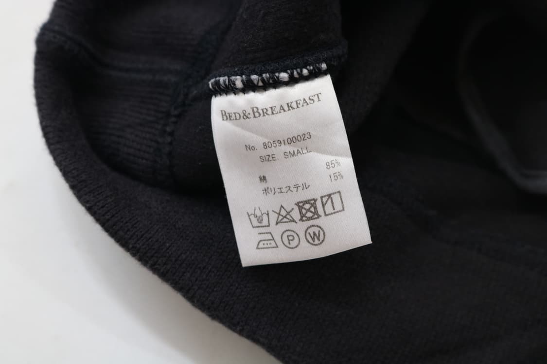 베드앤브렉퍼스트 재팬 메이드 하이넥 후드티 (S) 상품이미지9