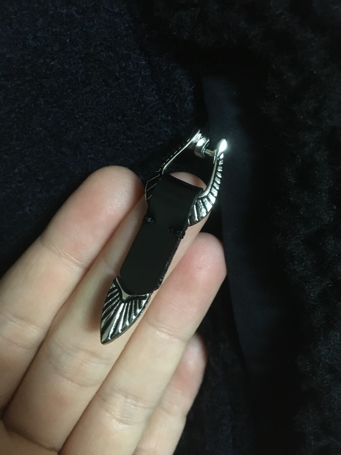 토가 울 져지 블루종 블랙 판매합니다 상품이미지5