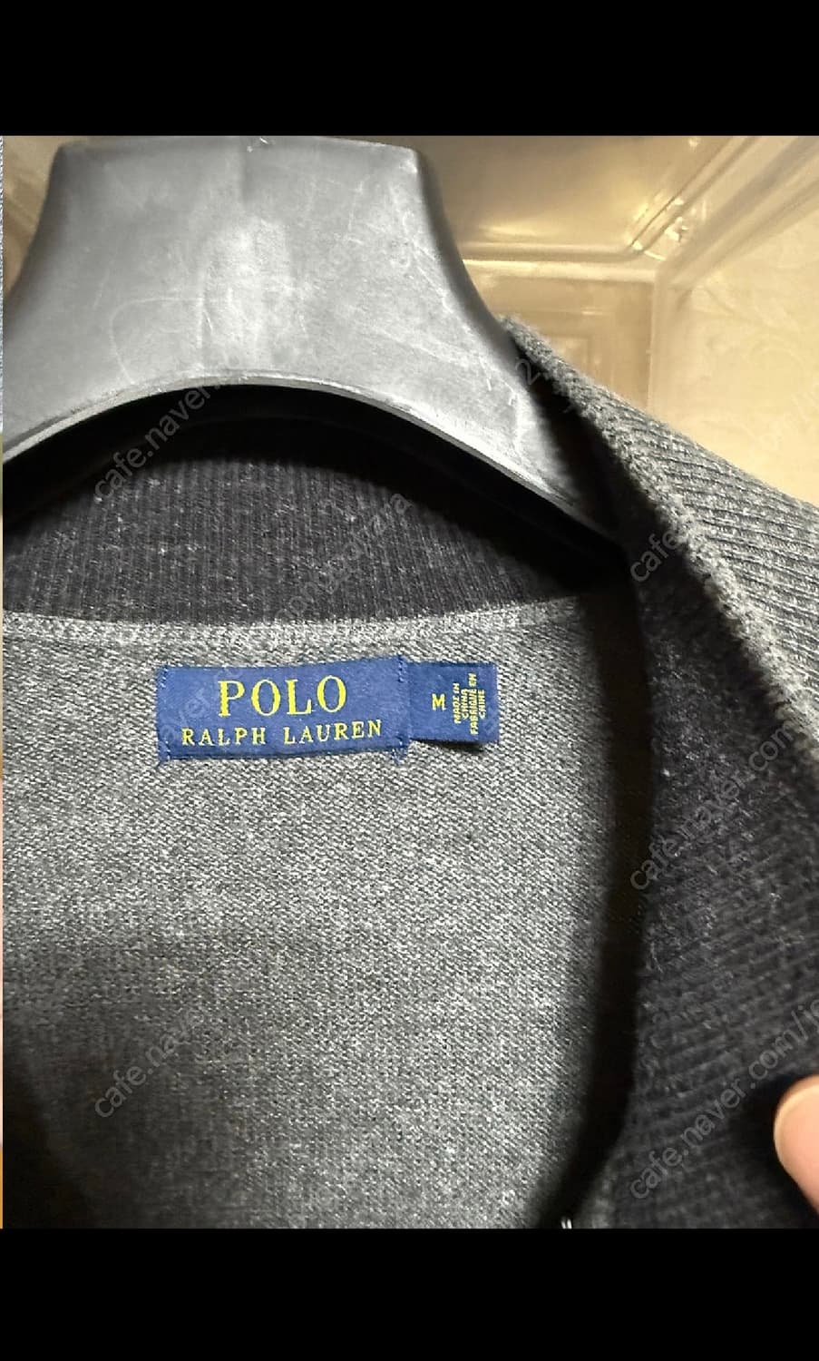 M 폴로 랄프로렌 니트집업 회색 상품이미지5