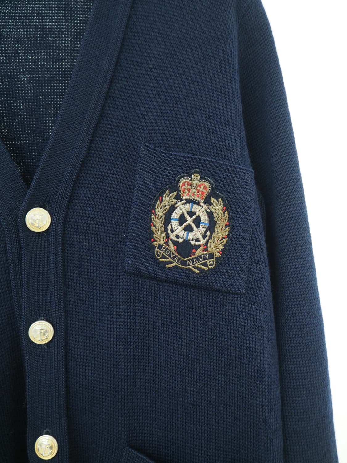 1980's vitange virginwool cardigan  상품이미지3