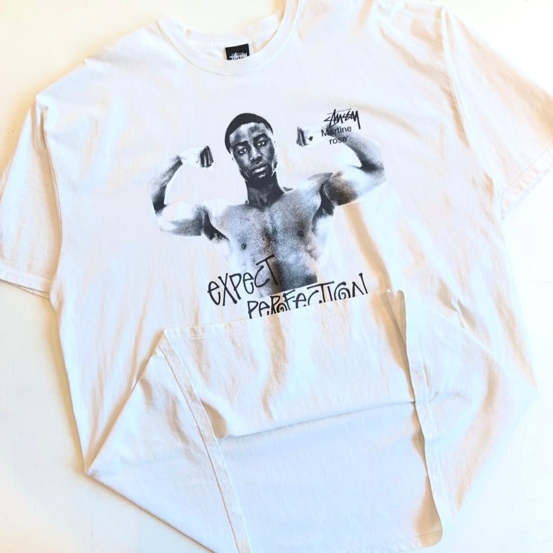 Stussy X Martine Rose 피그먼트 티셔츠 상품이미지6