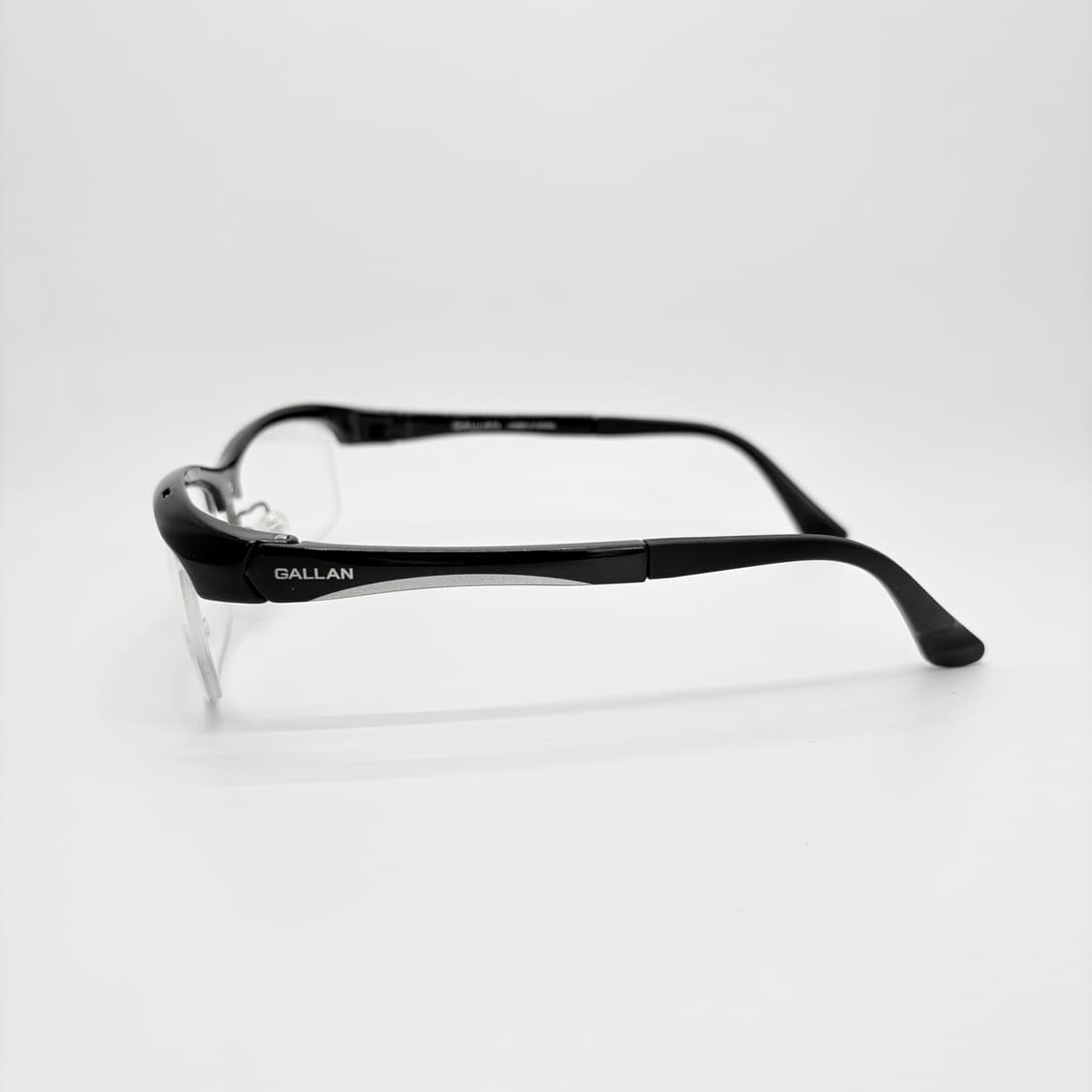 GALLAN 블랙 반무테 고글 안경 상품이미지6