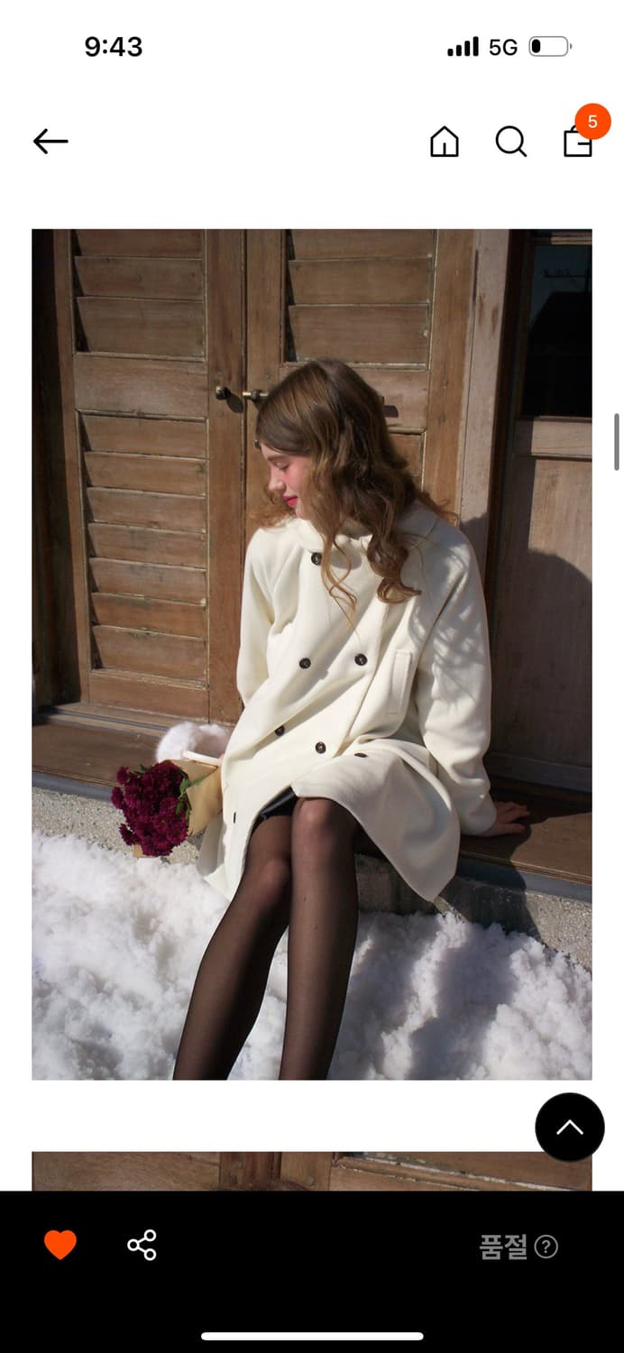 레터프롬문) 래버린스 윈터 하프 코트 상품이미지2