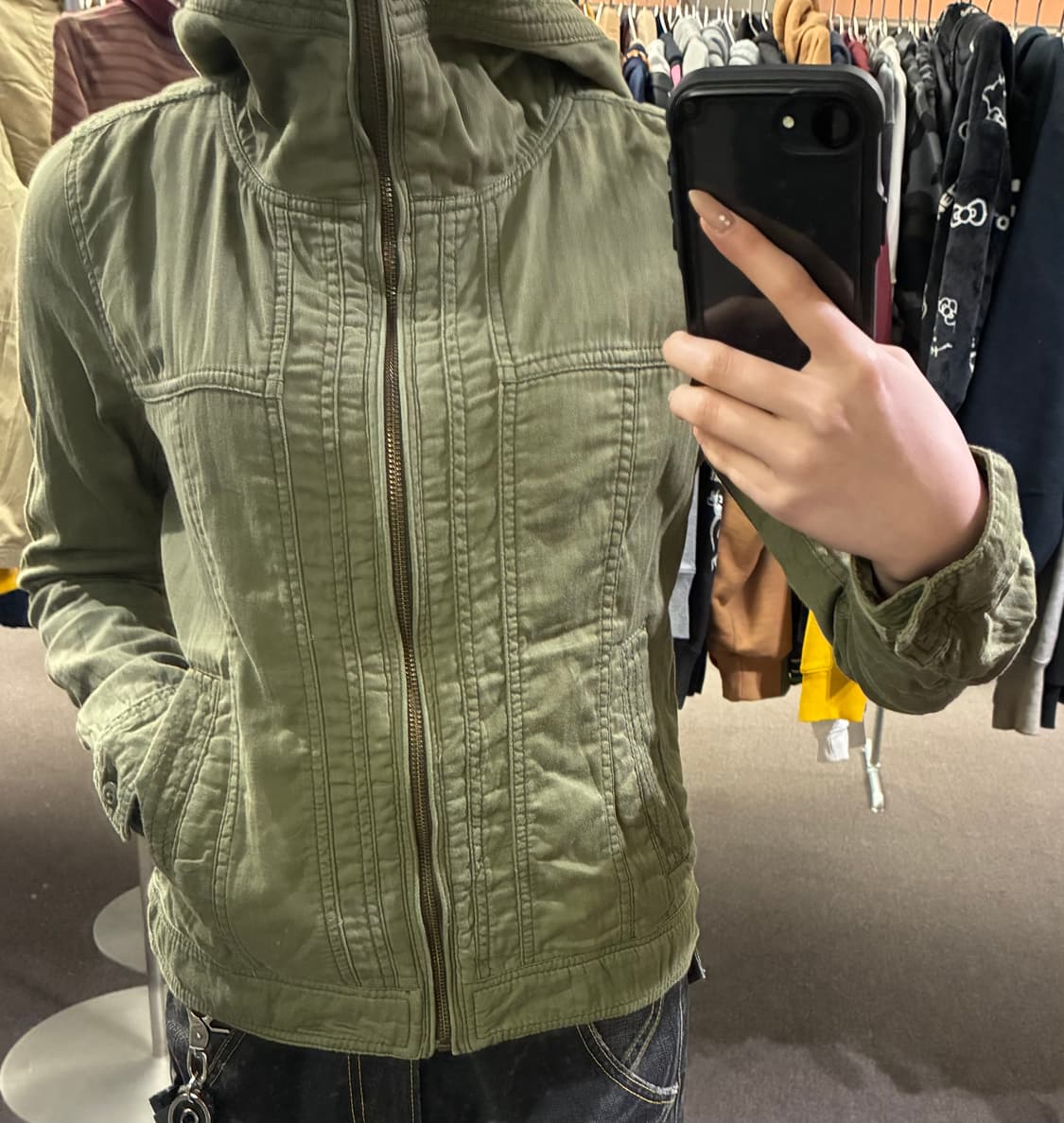 M)유니클로 Military 빈티지 여성 피그먼트 코튼 자켓 상품이미지2