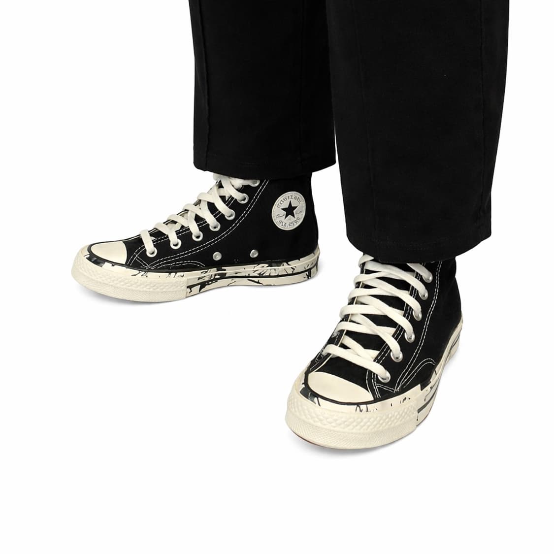 (Converse) 컨버스 척 70 하이 하이브리드 플로랄 블랙 상품이미지3