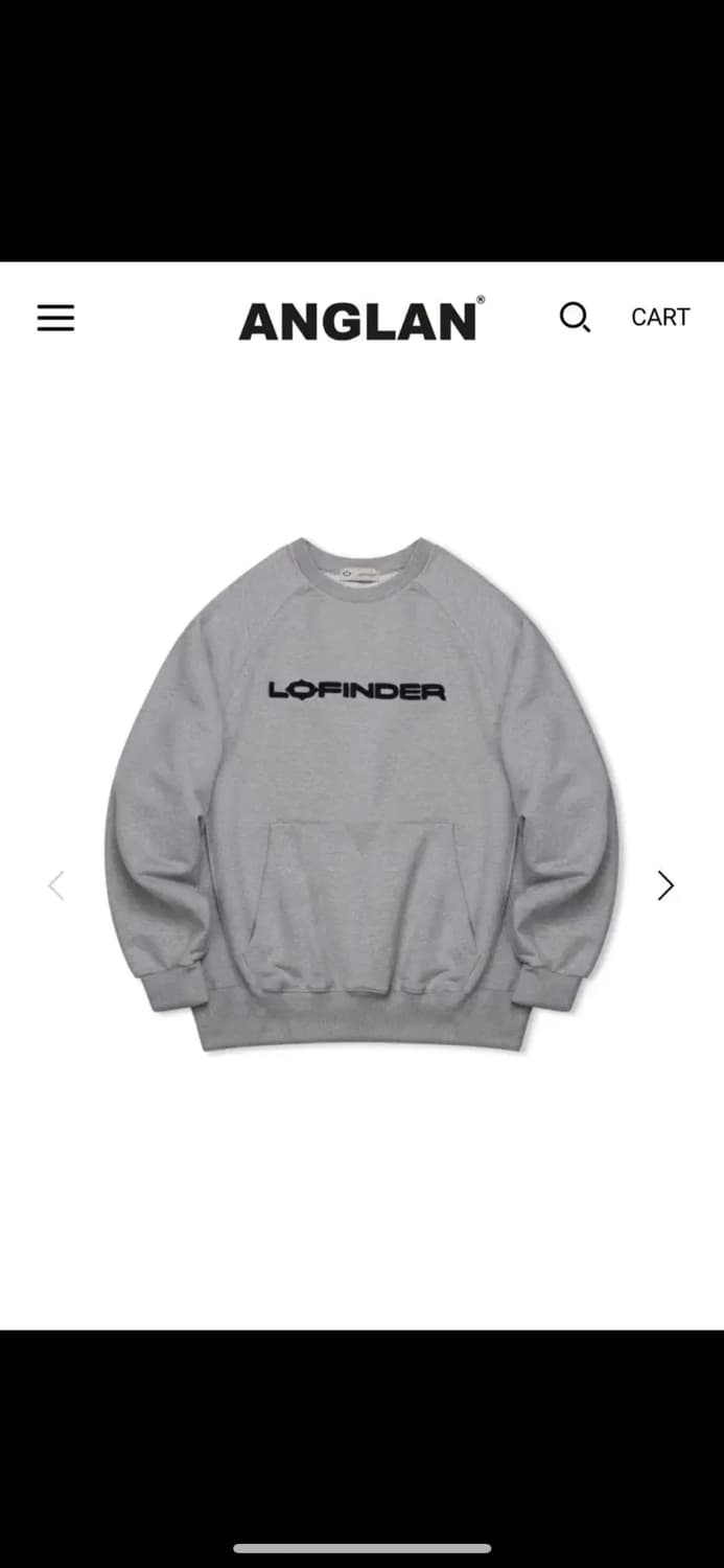 로파인더 로고 포켓 스웨셔츠(앵글런)(2사이즈) 상품이미지1