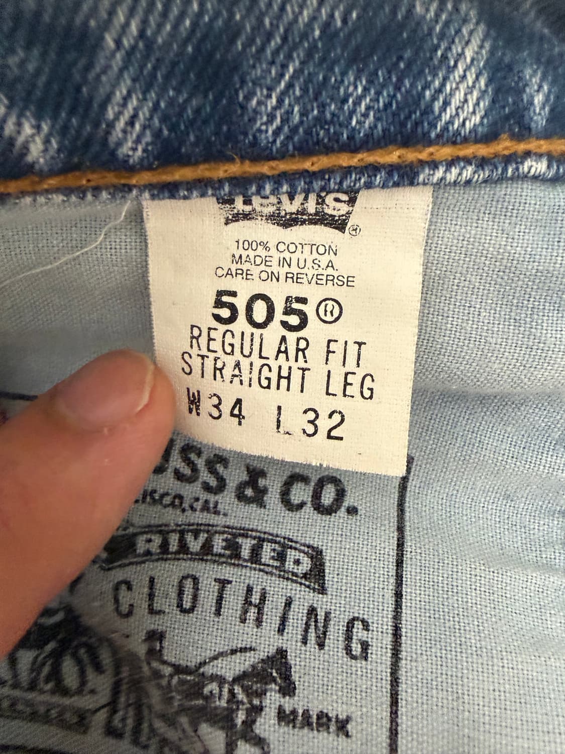 90s levis 505 usa 상품이미지3