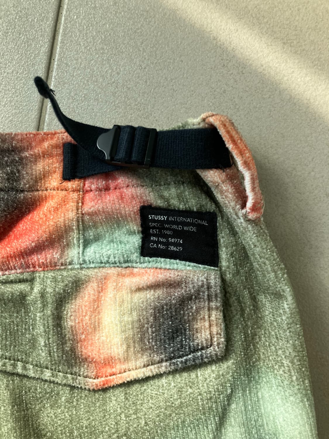 Stussy 스투시 코듀로이 플라워 카고 팬츠 상품이미지6