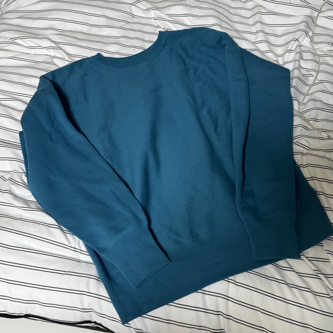 챔피온 블루택 리버스위브 맨투맨 XL 상품이미지1