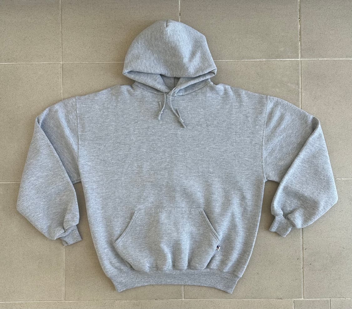 90s 빈티지 러셀 후드 그레이 XL USA 상품이미지1