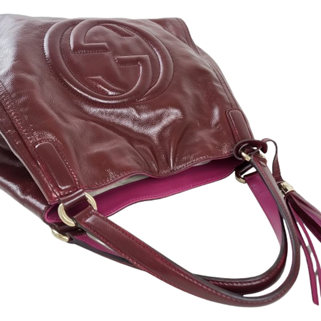 정품 구찌 소호 페이던트가죽 태슬 숄더백 상품이미지5