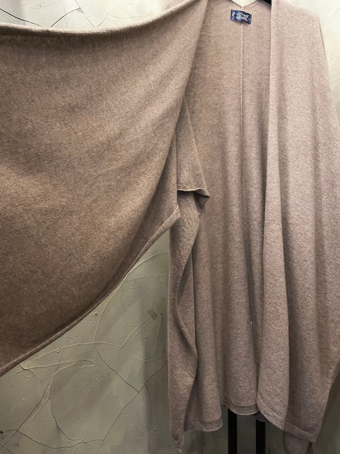 Evseg 캐시미어 100% 롱 숄 가디건 55~88 상품이미지8