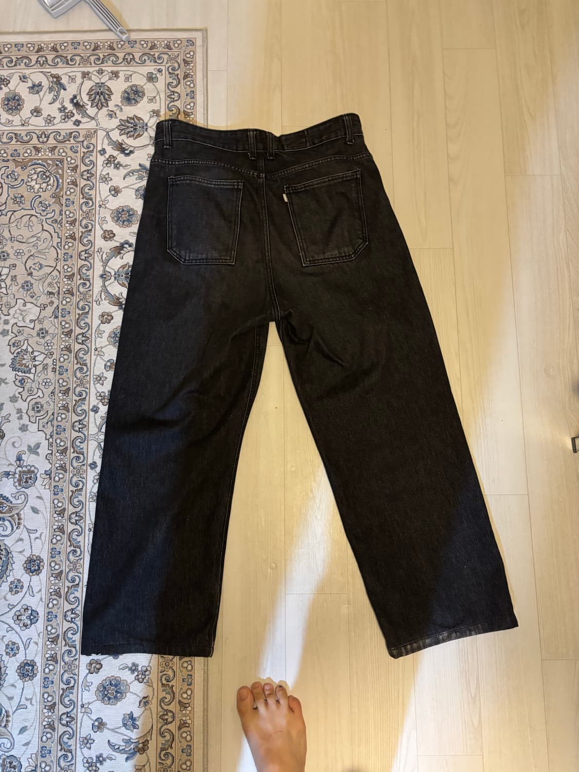 유스랩 와이드 데님 팬츠 moon 상품이미지6