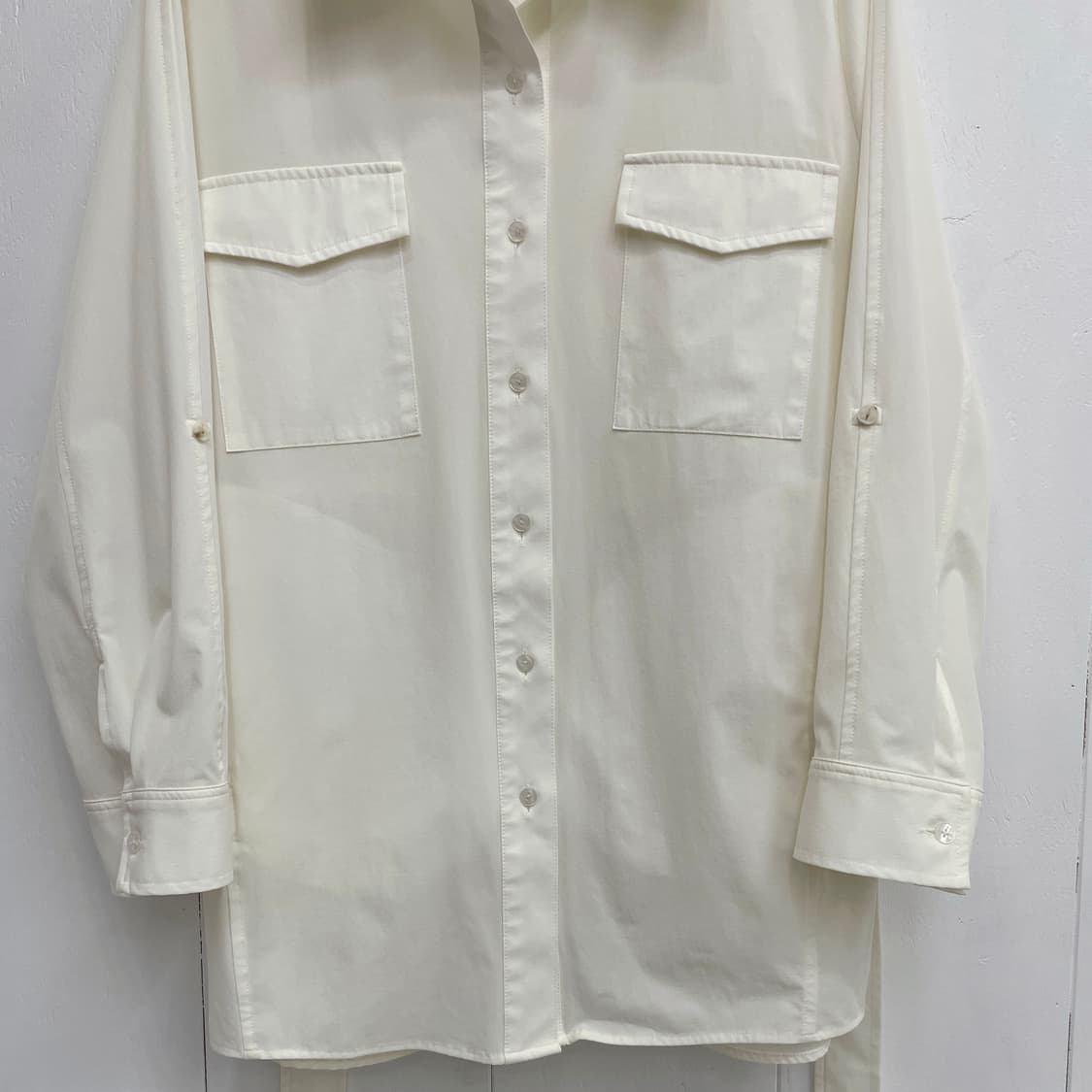 퀸스타일 백트임 스트랩 나일론 셔츠 자켓 상품이미지6