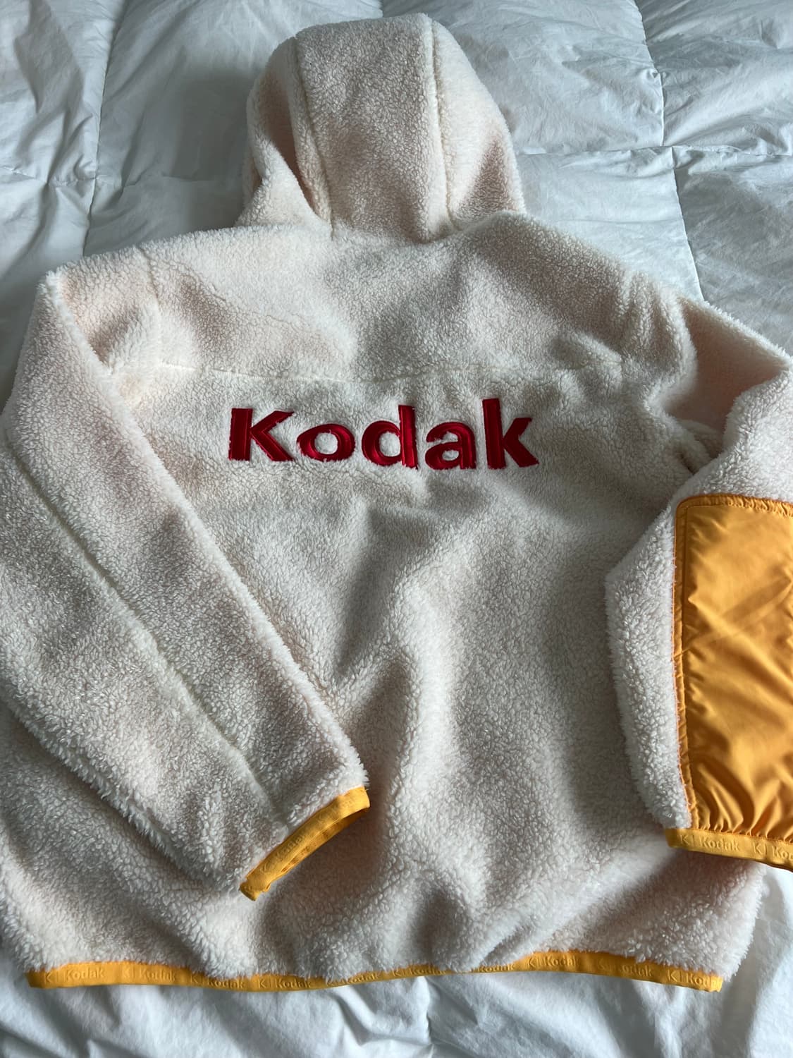 코닥 브랜드의 플리스 후드 집업 자켓 상품이미지4