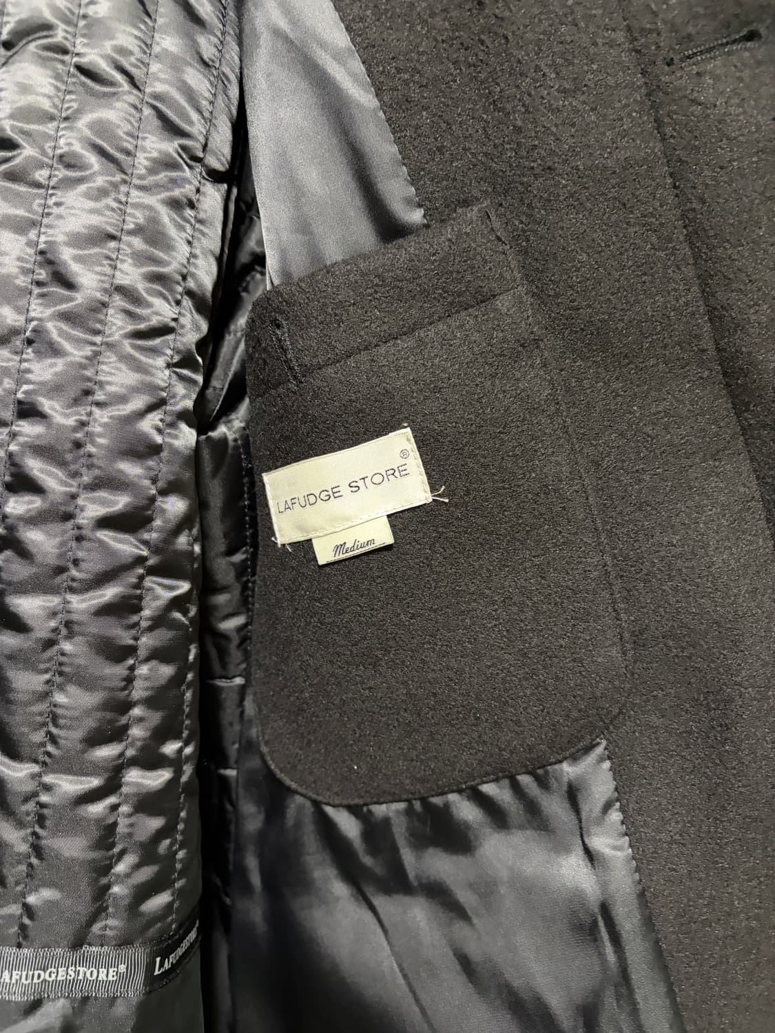 라퍼지스토어 캐주얼 울 롱 코트 자켓 (M) A04204 상품이미지5