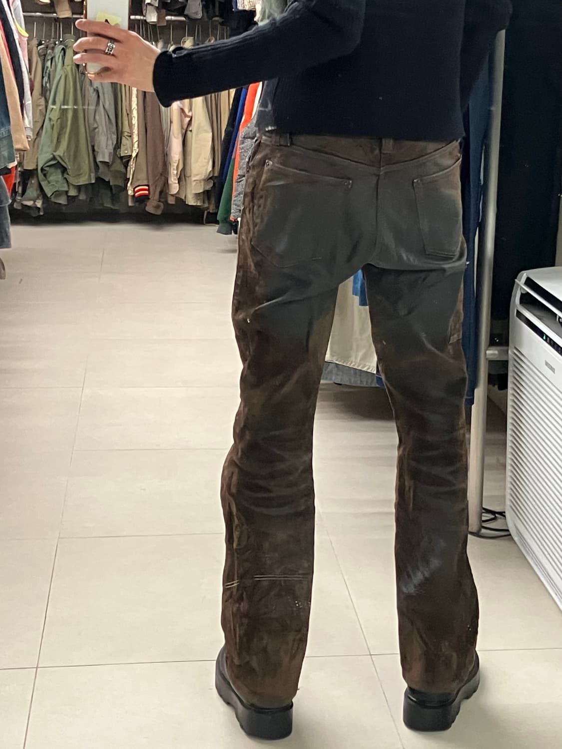 보이콧 워싱 브라운 데님 팬츠 3 상품이미지9