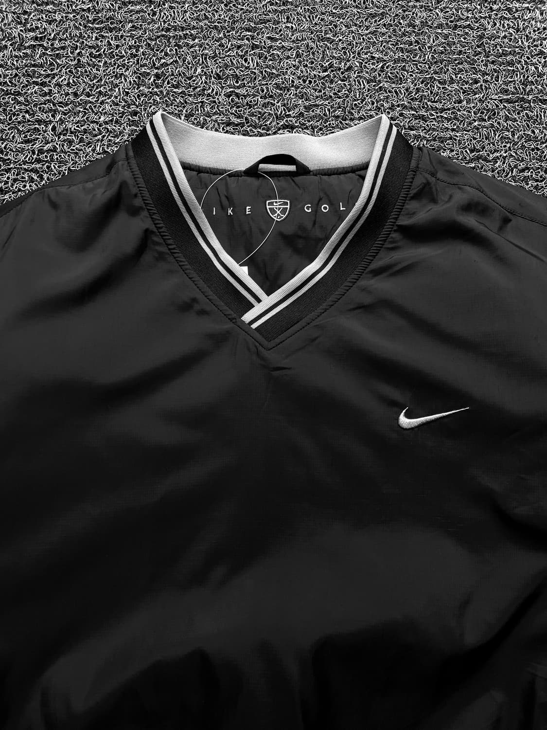00s 나이키 스우시로고 블랙 올드스쿨 디테일 웜업 444 상품이미지2