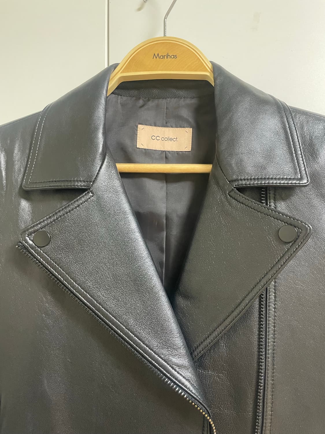 CC콜렉트 천연 양가죽 점퍼 상품이미지3