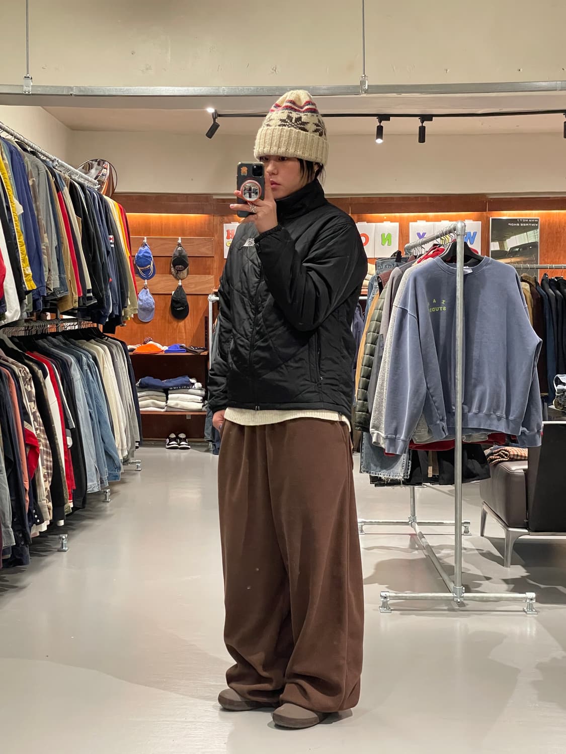 노스페이스 누빔 경량 패딩 상품이미지4