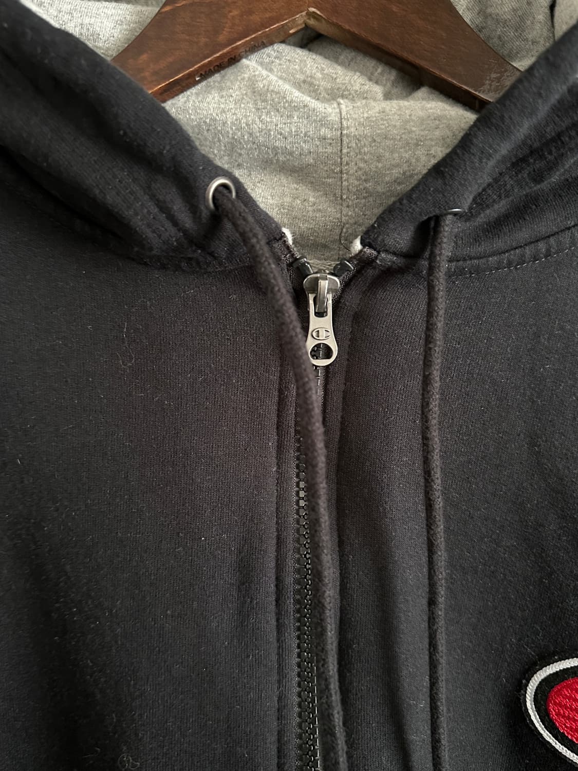 Champion 로고 후드집업 상품이미지3