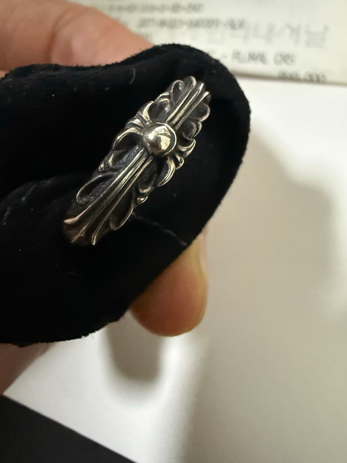 US9 크롬하츠 베이비플로랄링  상품이미지2