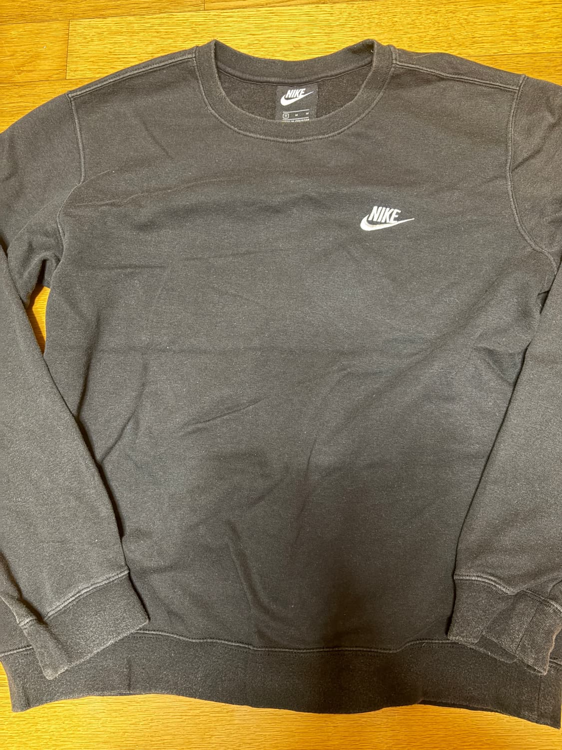 나이키 맨투맨 블랙 M 상품이미지1