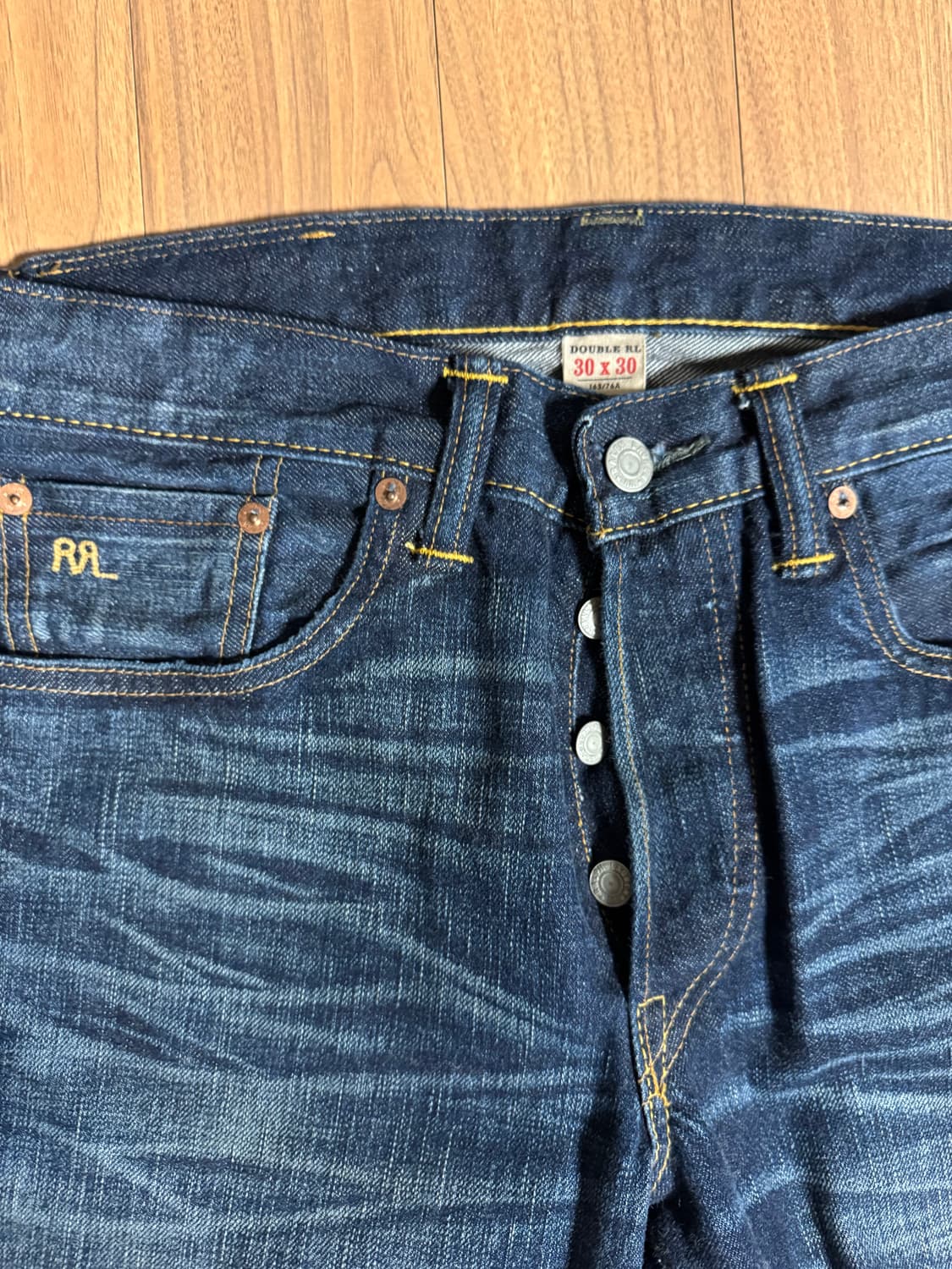 RRL(더블알엘) 슬림핏 셀비지 데님 30/30 상품이미지2