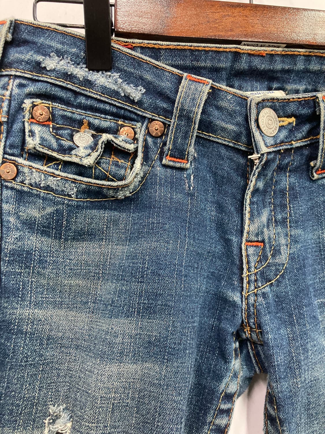 로우라이즈 부츠컷 워싱팬츠 상품이미지4