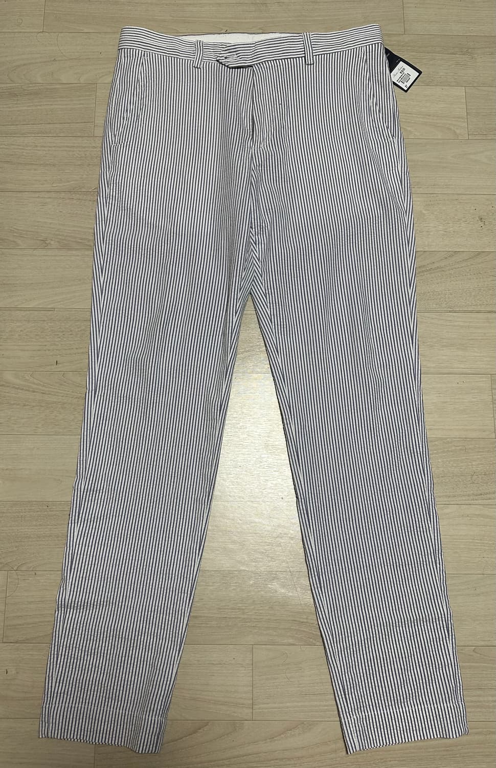 브룩스브라더스 시어서커 팬츠 슬림핏 34사이즈 새상품 판매합니다. 상품이미지1