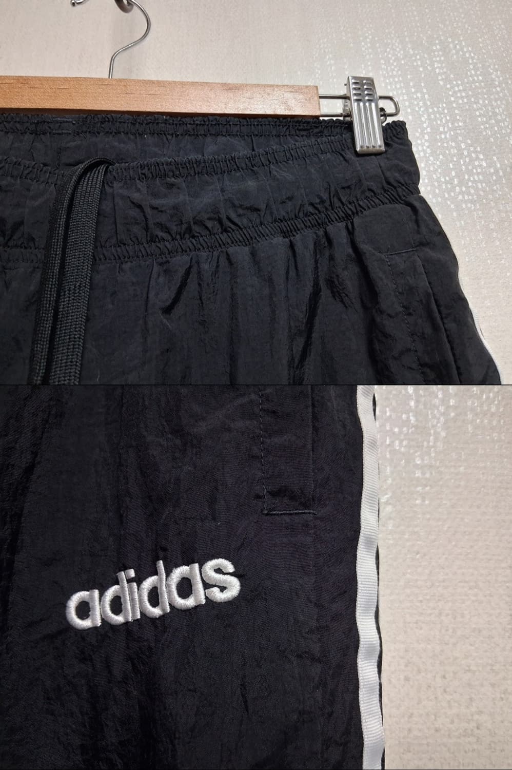 일본판 아디다스 검정 바람막이 트랙팬츠 안감유 여성 28까지 표기L
 상품이미지4