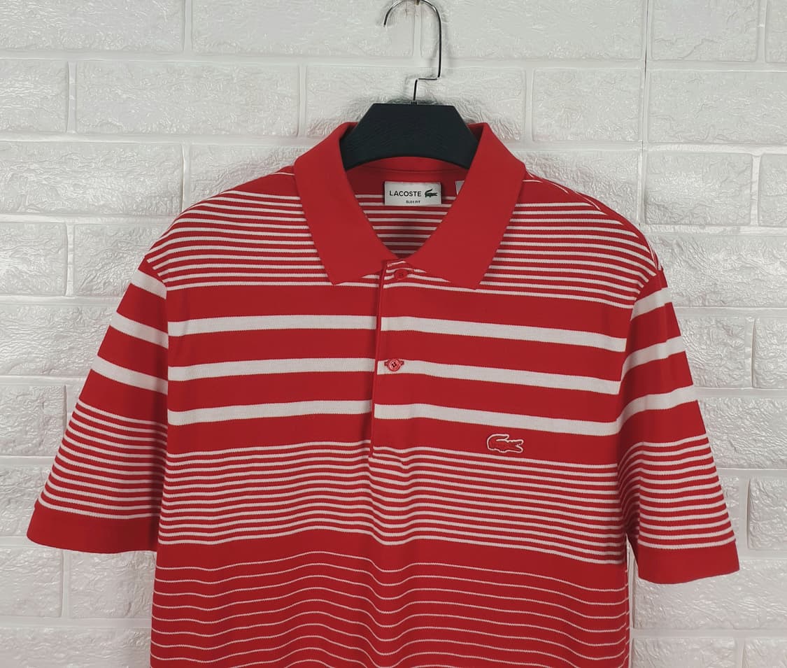 [95]라코스테 스트라이프 반팔 카라티 상품이미지4