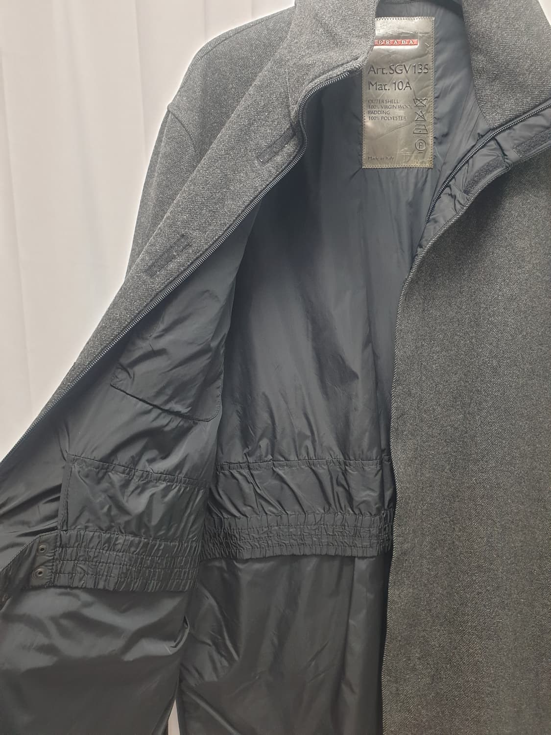 1990s-2000s 프라다 버진울 코트 52 상품이미지6
