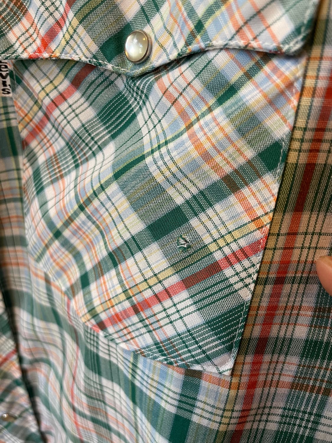 1970’s Levi’s Western Check Shirt 상품이미지8