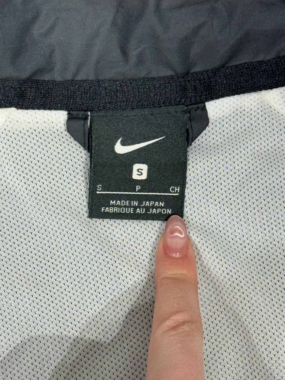 나이키 차콜 오렌지 사이드 라인 바람막이 자켓 S 상품이미지7