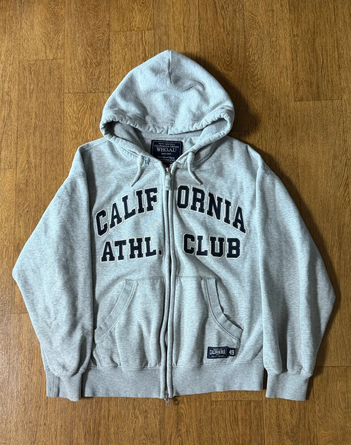 (급처!!) 후아유 캘리포니아 패치 그레이 후드집업 s 상품이미지2