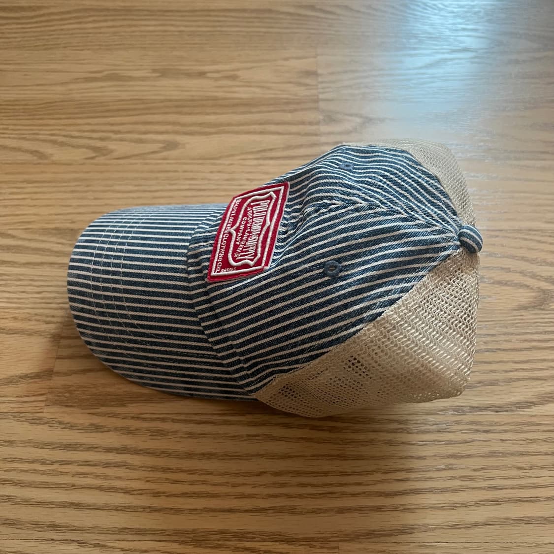 [폴로랄프로렌] 데님 앤 서플라이 로고 패치 스트립트 데님 트러커 캡 상품이미지2