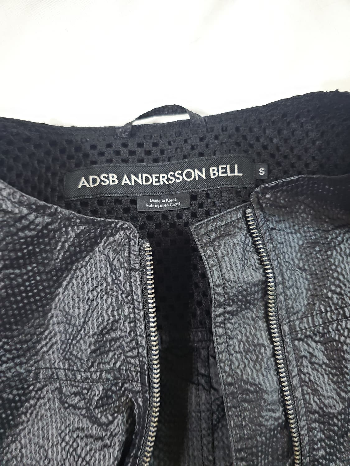 [s] 앤더슨벨 컨벡스 카라리스 크롭 재킷 자켓 바람막이 윈드러너 점퍼 상품이미지9