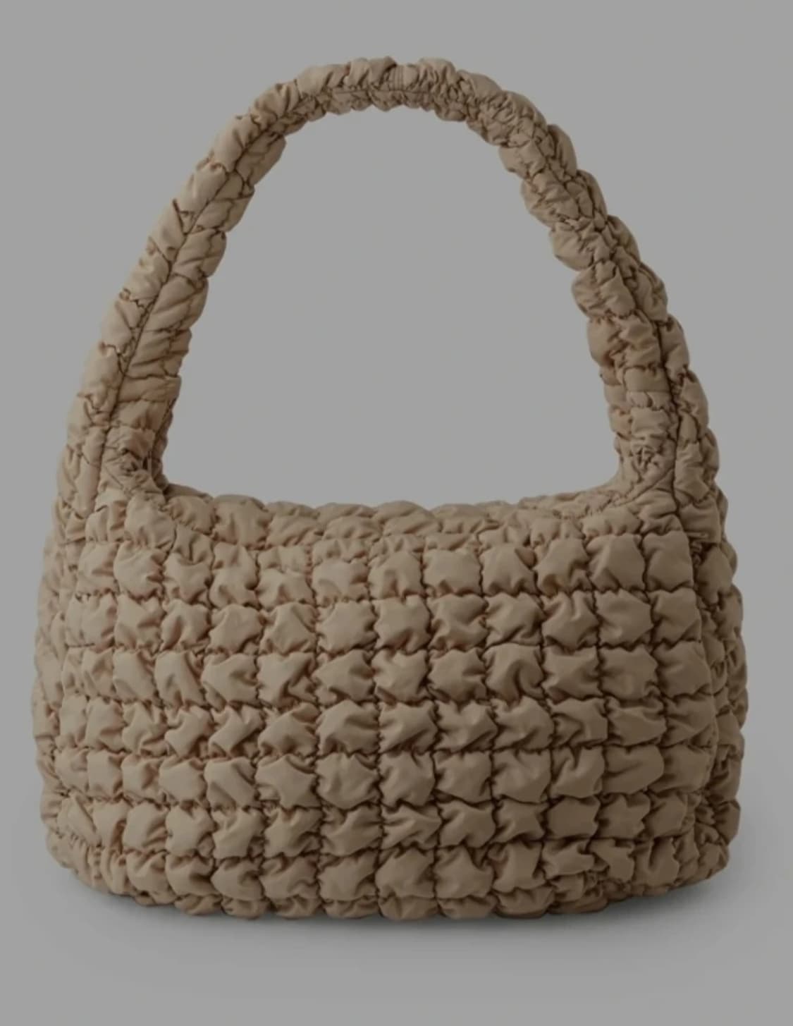 COS 코스 퀼팅백 오버사이즈 베이지 상품이미지2