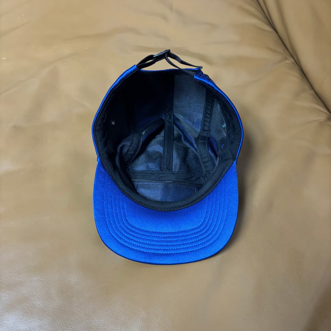 Supreme 슈프림 캠프캡 모자 (Satin Navy Blue) 상품이미지6