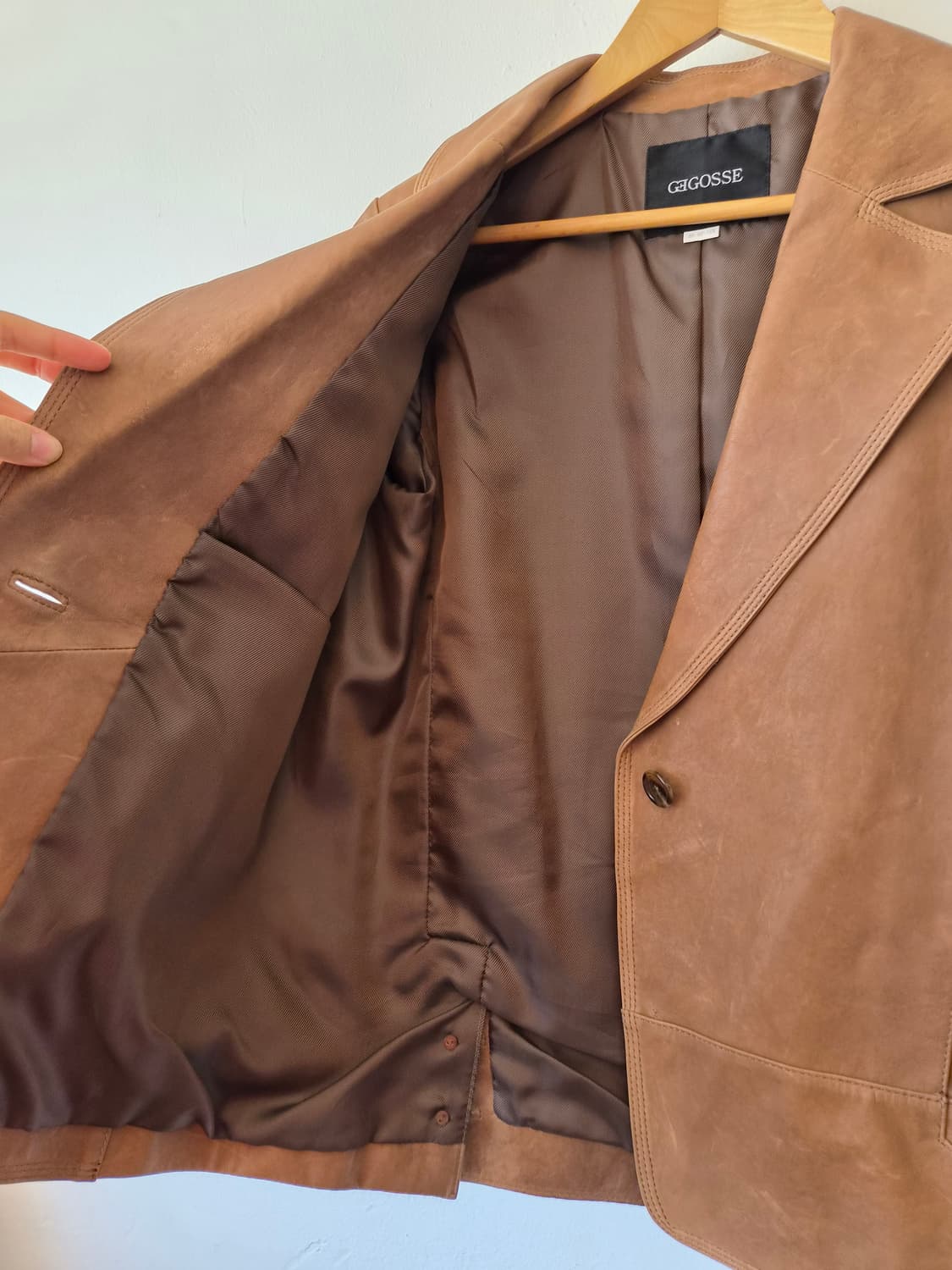 Gegosse 여성 칠부양가죽자켓 85-92-155 상품이미지6