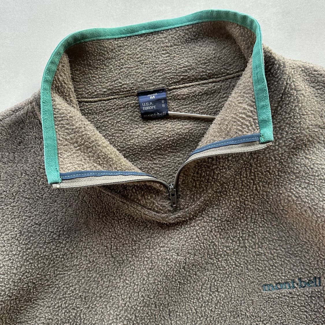 [S]몽벨 mont-bell 90s 풀오버 플리스 자켓 상품이미지7