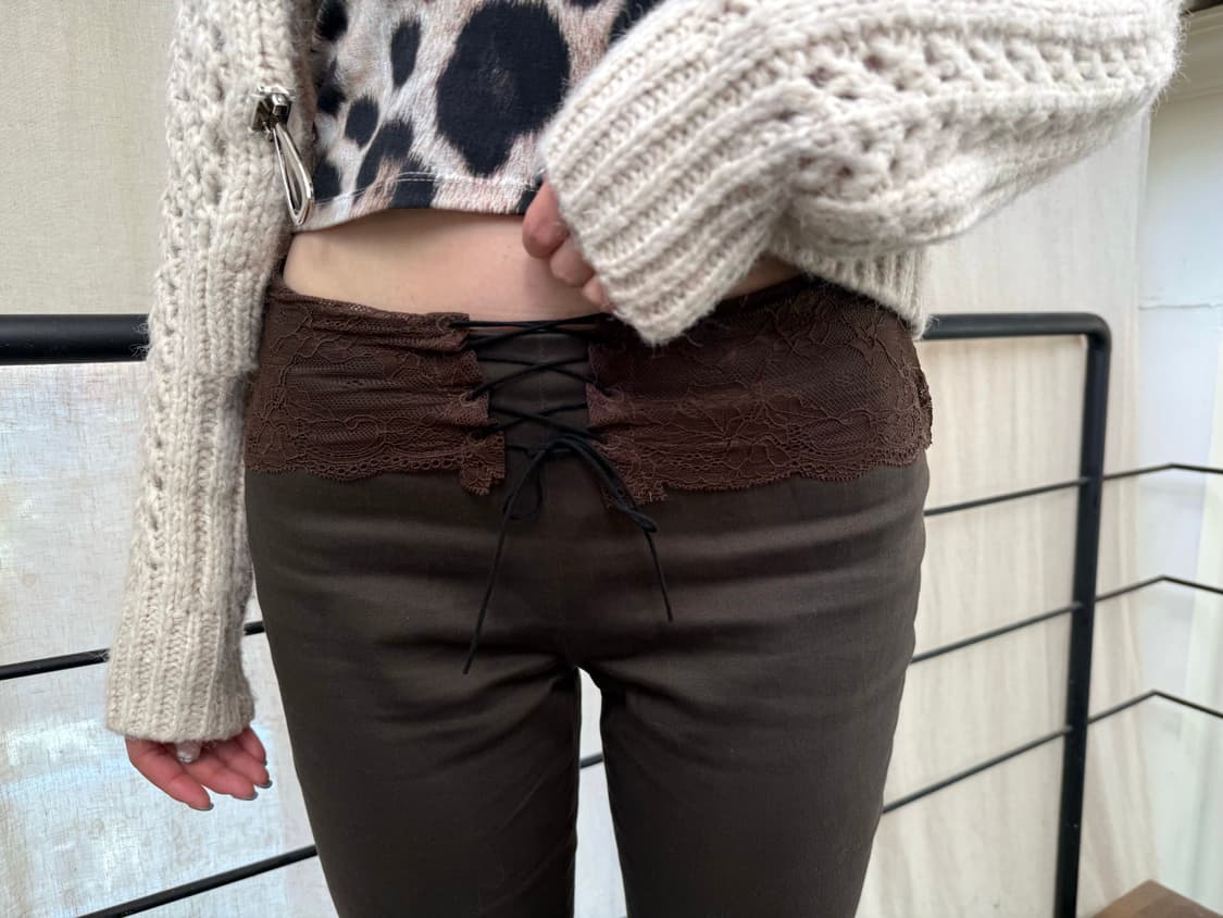 Dotyears 레이스 부츠컷 상품이미지5