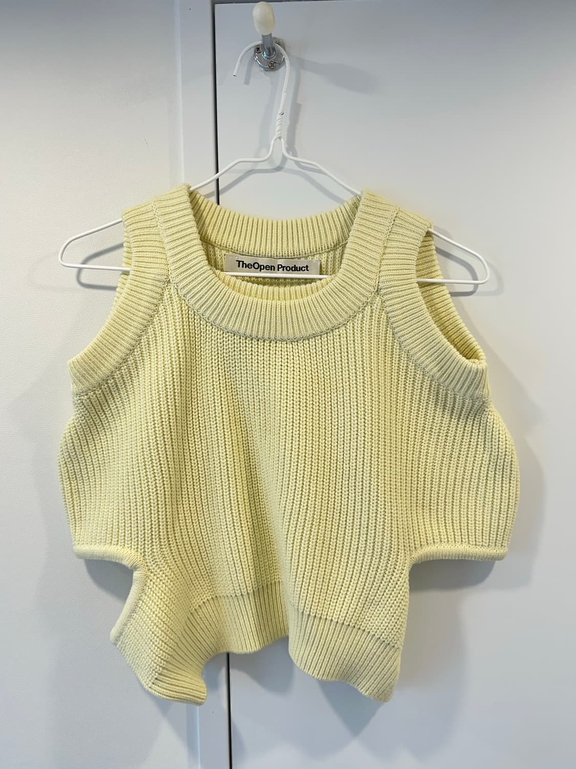 오픈와이와이 니트 베스트 레몬 상품이미지3