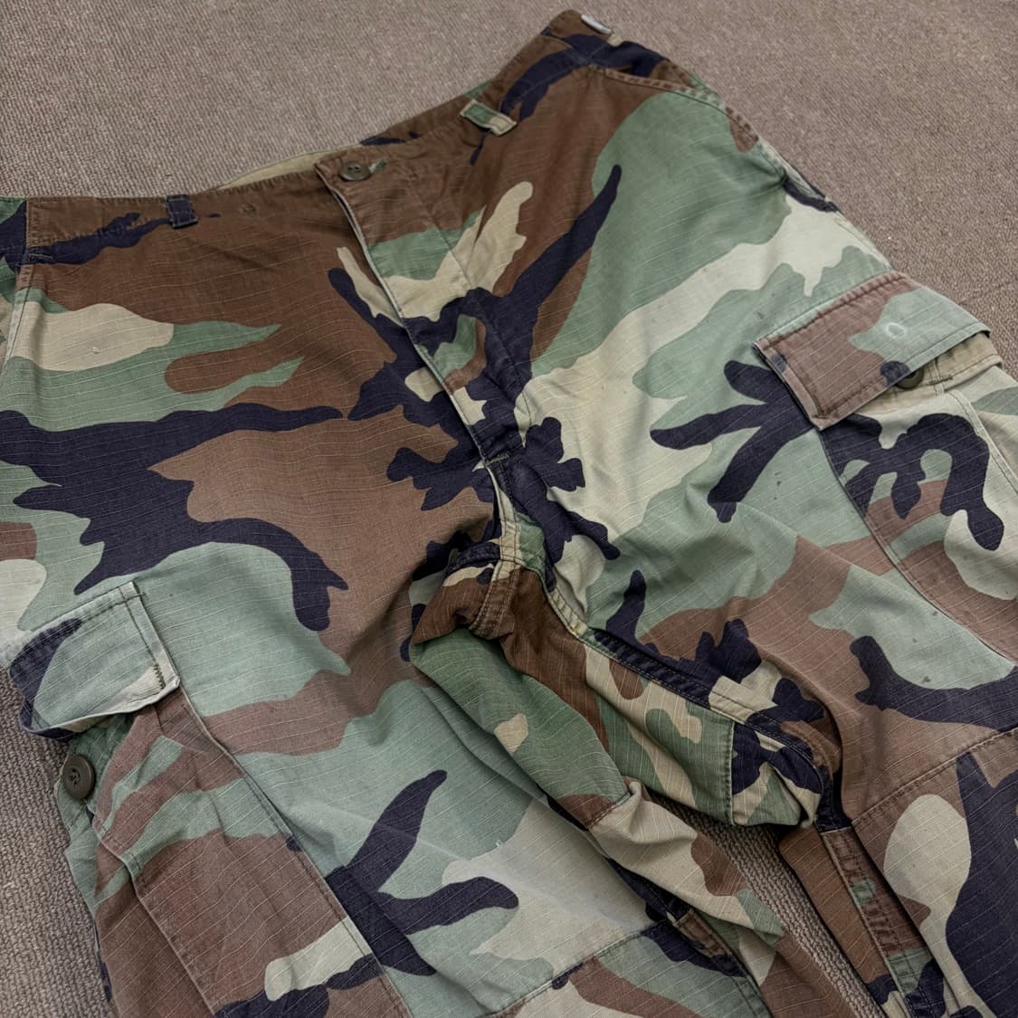 90s us army og 우드랜드 미군 립스탑 트라우져 카고 m 상품이미지2