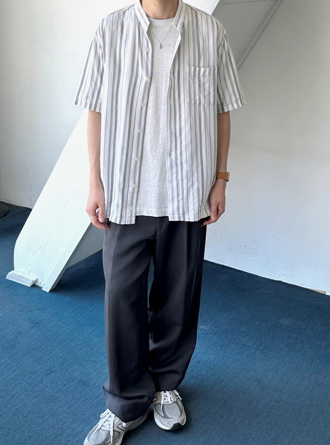 Light jacquard cotton design pattern H/S 상품이미지7