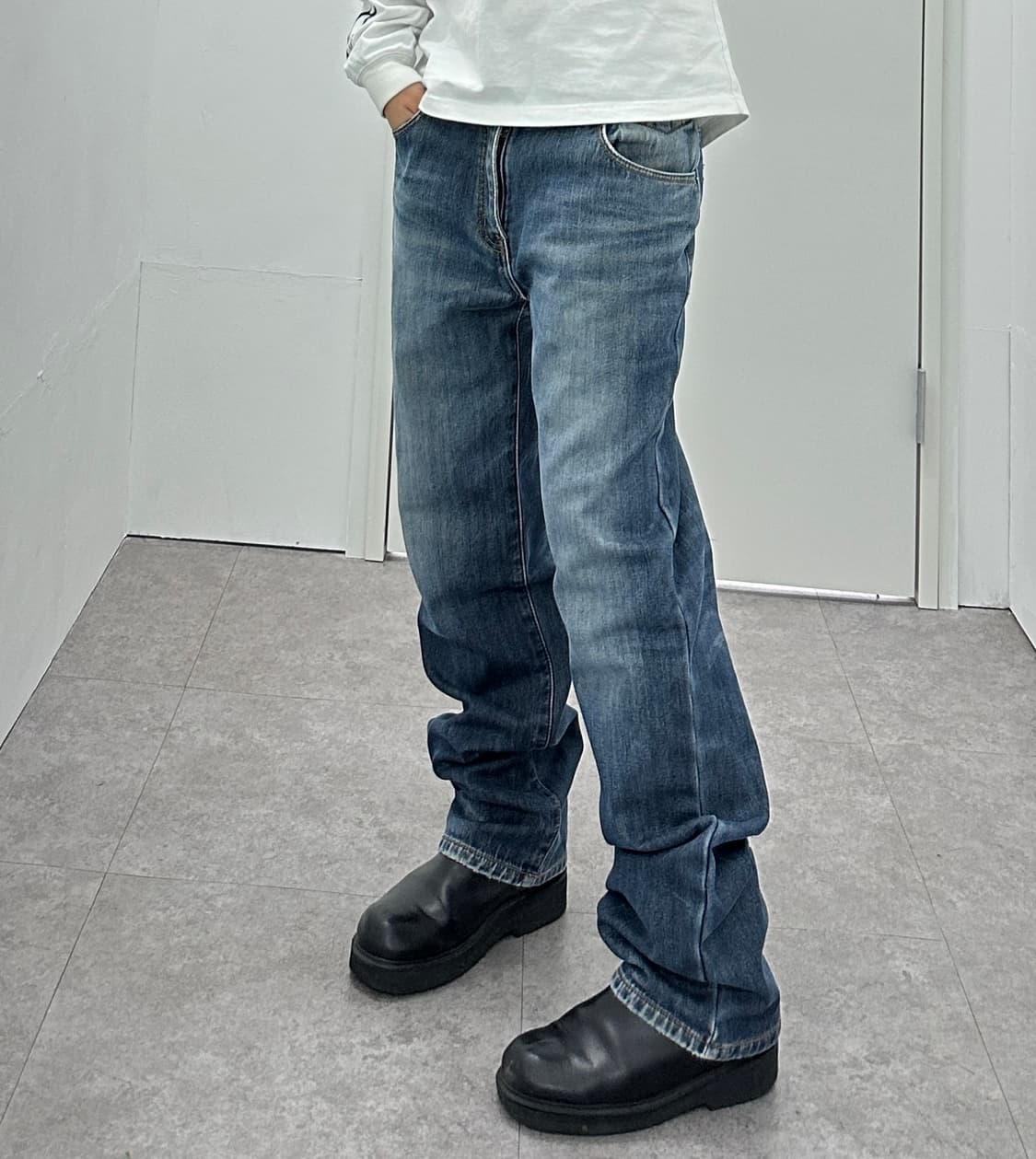 BANG BANG indigo vintage sagging jeans 상품이미지4